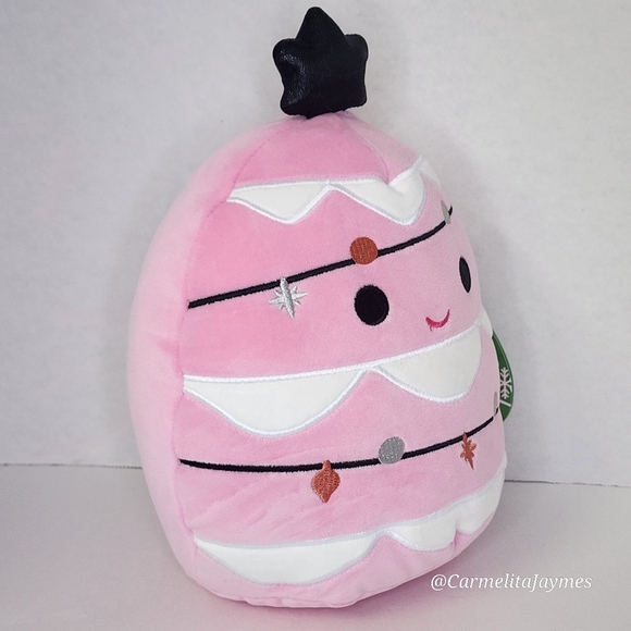 CARRIGAN 🎄 Pink Christmas Tree Xmas 2024 Original Squishmallows By Kellytoy NWT - Picture 6 of 8